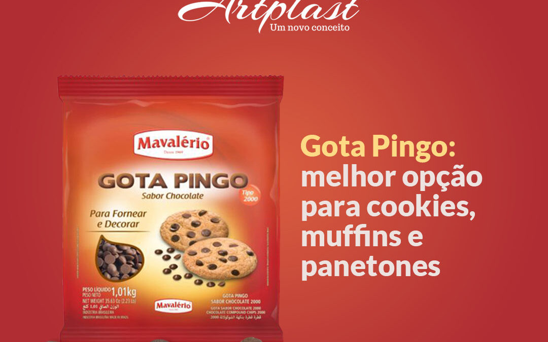 Gota Pingo: melhor opção para cookies, muffins e panetones