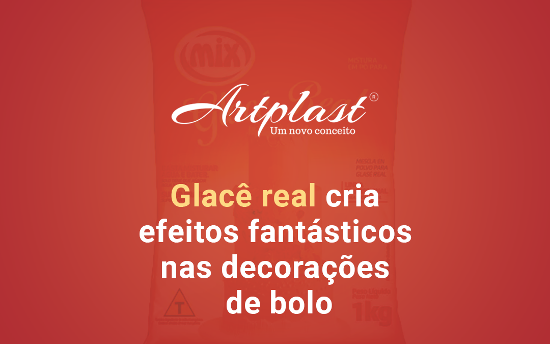 Glacê Real cria efeitos fantásticos nas decorações de bolo