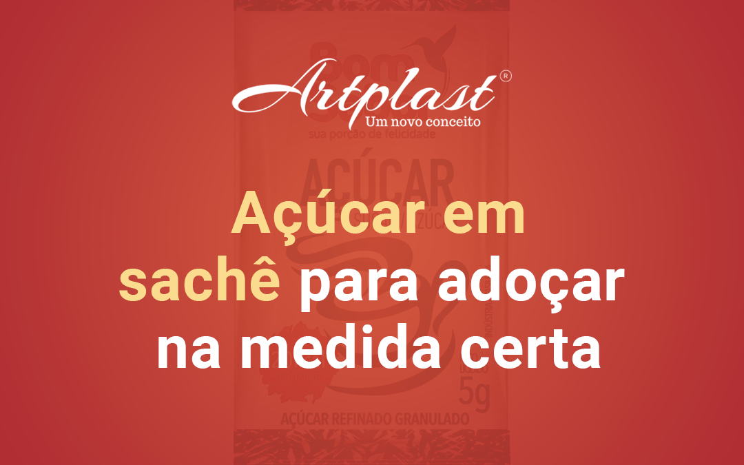 açúcar em sachê